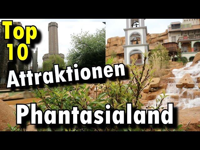 Top 10 Attraktionen im Phantasialand