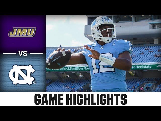 James Madison vs. North Carolina Game Highlights | 2024 ACC Football