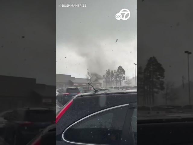 Tornado in Northern California flips cars, sends several to hospital