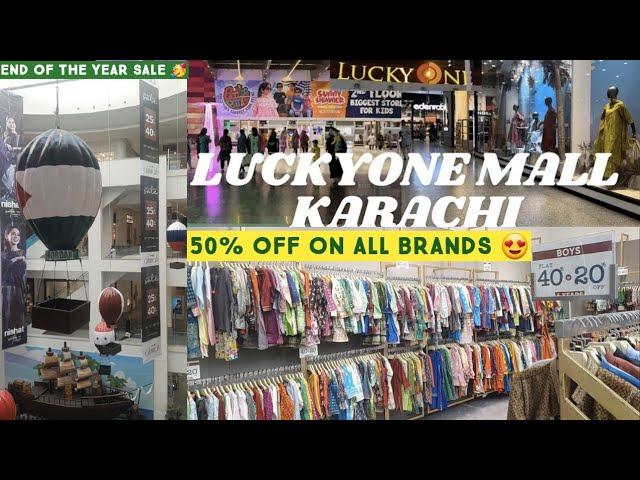 Luckyone Mall Karachi | 50% Off On All Brands | Luckyone Mall | Quaid e Azam Day Sale | World Fest