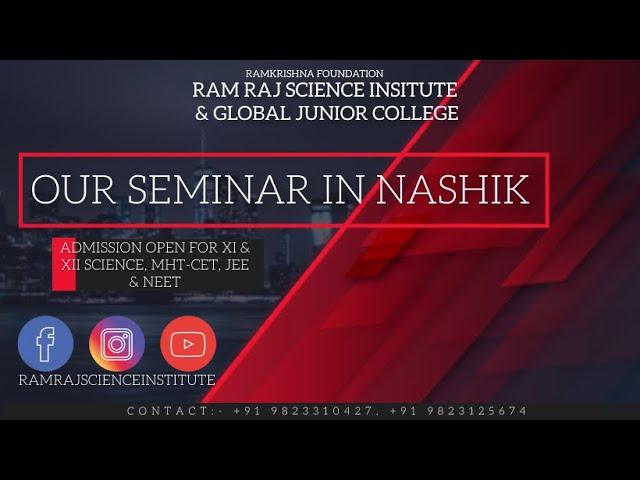 OUR SEMINARS || RAM RAJ SCIENCE INSTITUTE || RAM RAJ GLOBAL JUNIOR COLLEGE || RAMKRISHNA FOUNDATION