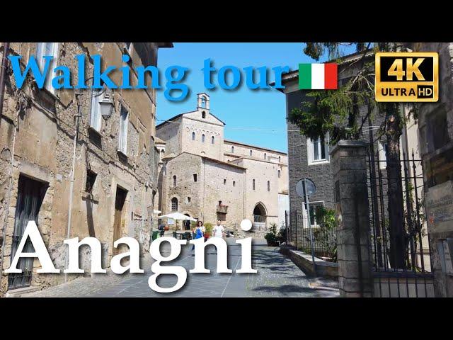 Anagni (Lazio), Italy【Walking Tour】4K