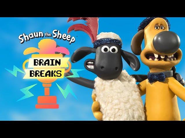 NEW  Dance and Freeze   Shaun the Sheep - Brain Break  For Kids