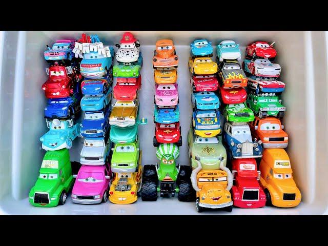 Lot of Disney Pixar Cars Unboxing Review | Lightning Mcqueen Bubble RC Cars | Sliding Cars ASMR