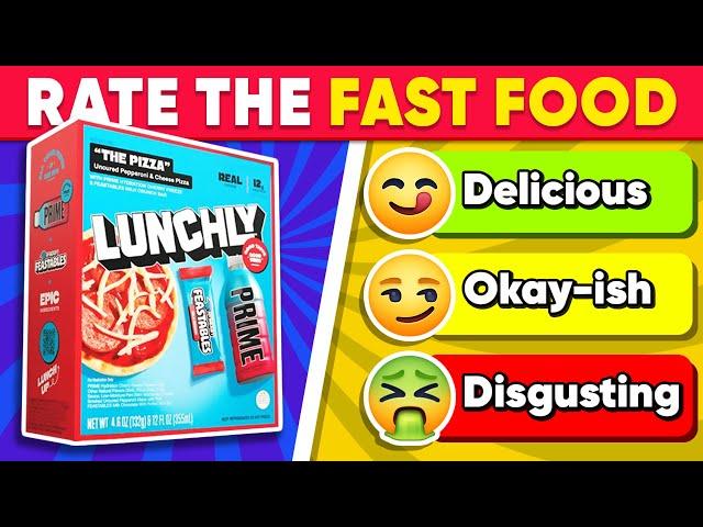 Rate Popular Fast Food & Snacks Challenge  Ultimate Snack Tier List