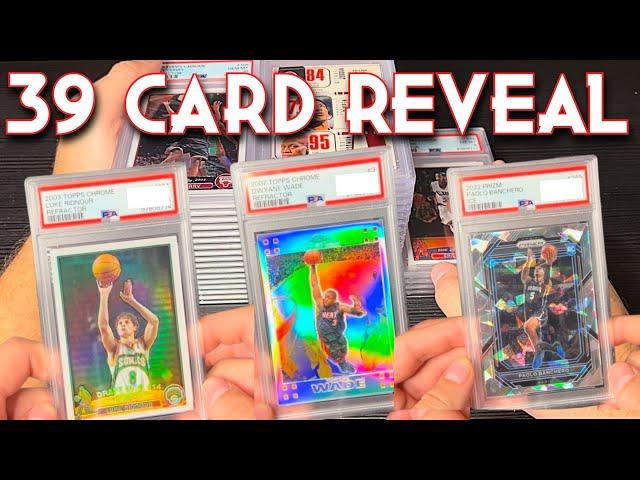 39 Card PSA RevealBasketball Special with Early 2000s Topps Chrome Galore!!