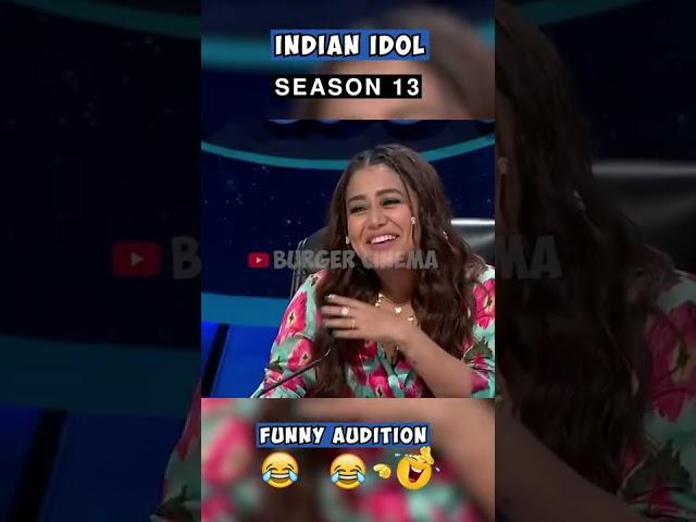 INDIAN IDOL SEASON 13 2022-23  FUNNY Audition .  #shorts #indianidol13