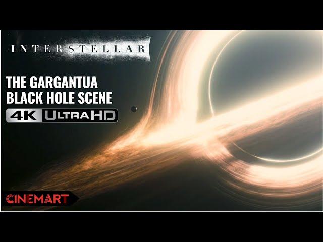 INTERSTELLAR (2014) | The 'Gargantua' Black Hole Scene 4K UHD