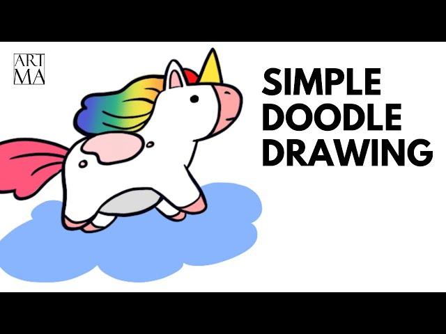 Simple Illustration Using Drawing Tablet | Feat XP Pen Deco Mini 7 | Artma #Shorts