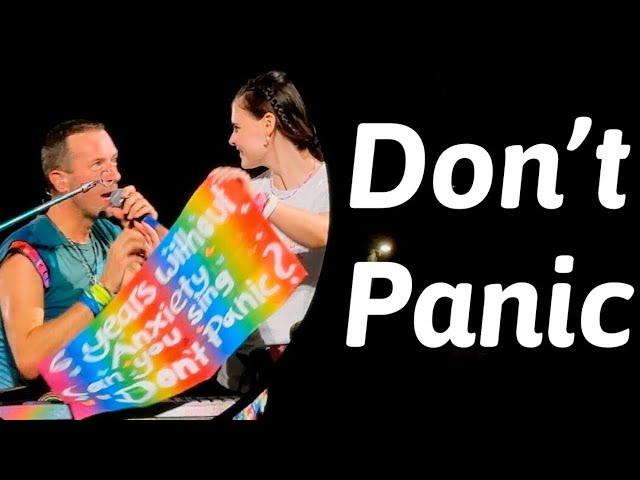 Don‘t Panic - Wish from Audience - Coldplay (4K) 2024 Munich