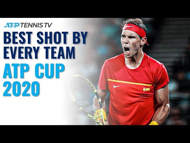 Best Shot by Every Team at ATP Cup 2020!