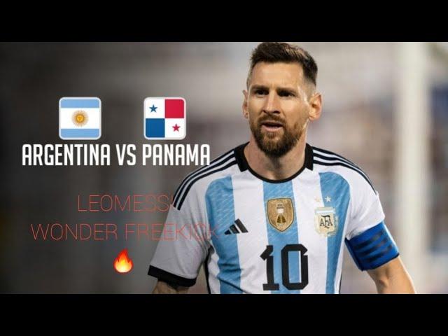 Leo messi vs Panama. All goals and Highlights 2023