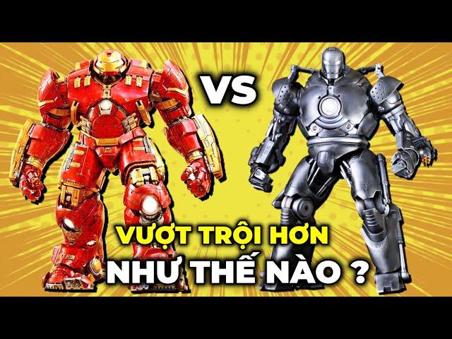 IRON MAN MARK 44 - HULKBUSTER mạnh mẽ hơn bộ giáp IRON MONGER như thế nào ?