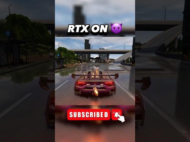 RTX OFF ️ RTX ON  - CAR PARKING MULTIPLAYER #shorts