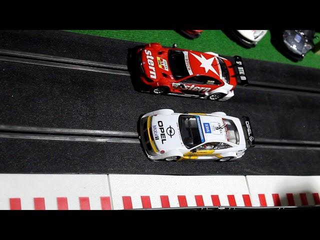 16 Mercedes C-Coupe Scalextric scx VS Opel Calibra Slot.it, DTM