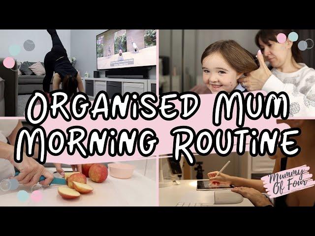 Organised Mum Morning Routine UK 2021 | School Run Hacks | Mummy Of Four