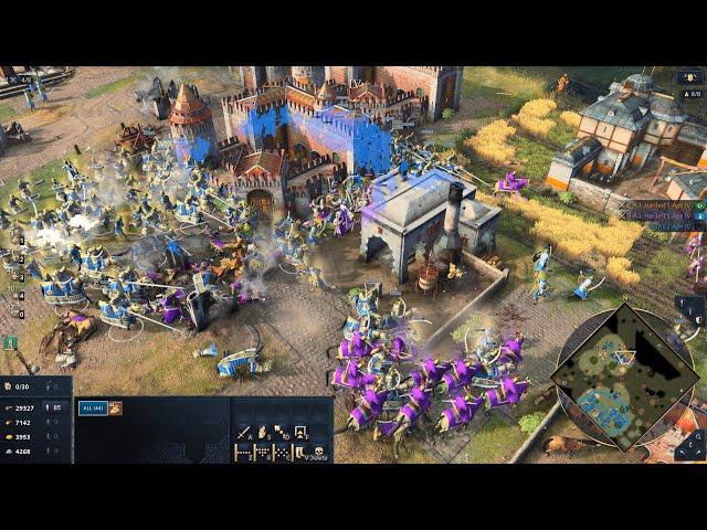 Age Of Empires 4 | Solo Survival: Abbasids Hold Off Ottoman & Mongol Onslaught