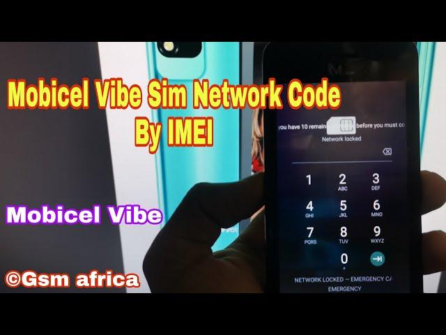 Mobicel Vibe Sim Network Code By IMEI #GsmAfrica