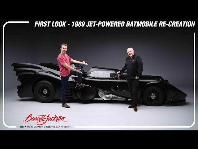 FIRST LOOK - 1989 Jet-Powered Batmobile Re-Creation - BARRETT-JACKSON 2023 SCOTTSDALE AUCTION