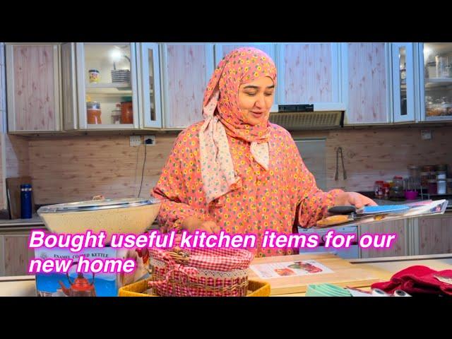 Bought useful kitchen items for our New home || Salma Yaseen vlogs