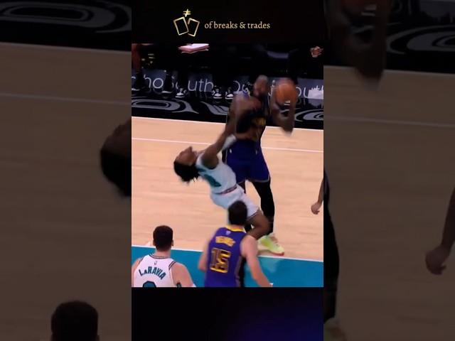 Lebron James Hits Morant "Too Small" Ja gets a technical | Lakers VS Grizzlies Game Highlight