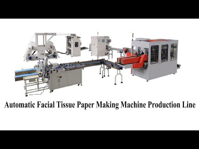 6 lines V fold facial tissue paper making machine production line