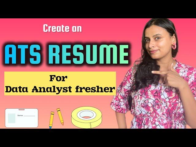 Create a killer DATA ANALYST resume in 15 mins | ATS FRIENDLY RESUME