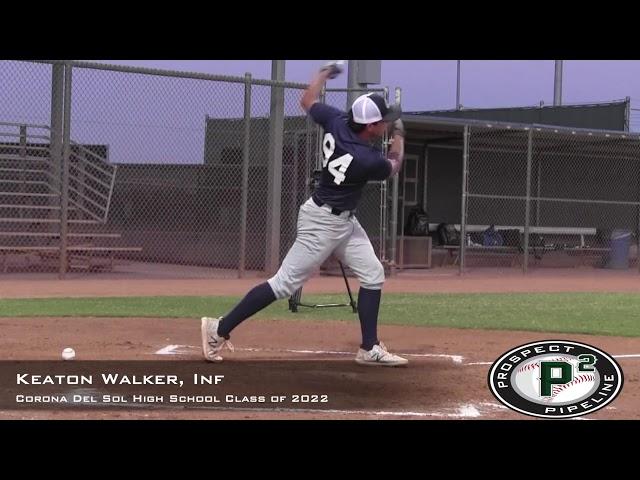 Keaton Walker Prospect Video, Inf, Corona Del Sol High School Class of 2022