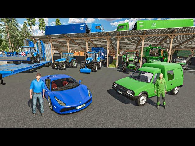 Agriculteur New Holland VS John Deere dans une ETA | Farming Simulator 25