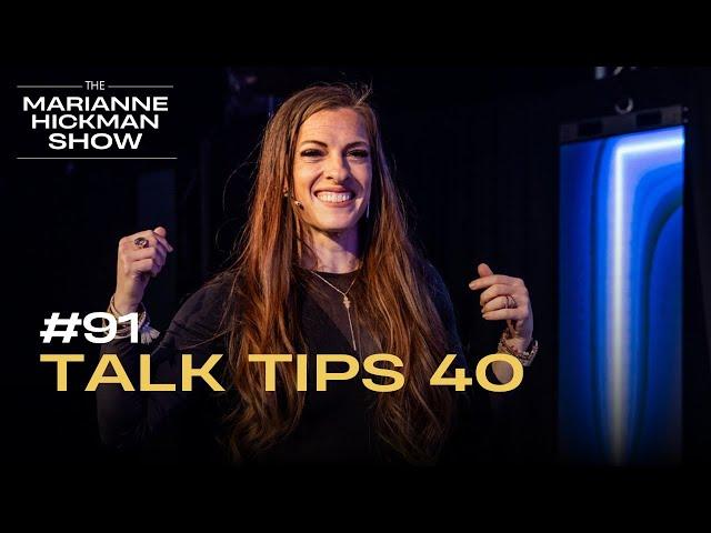 #91 - Talk Tips 40:  How do I make my keynote a memorable one?