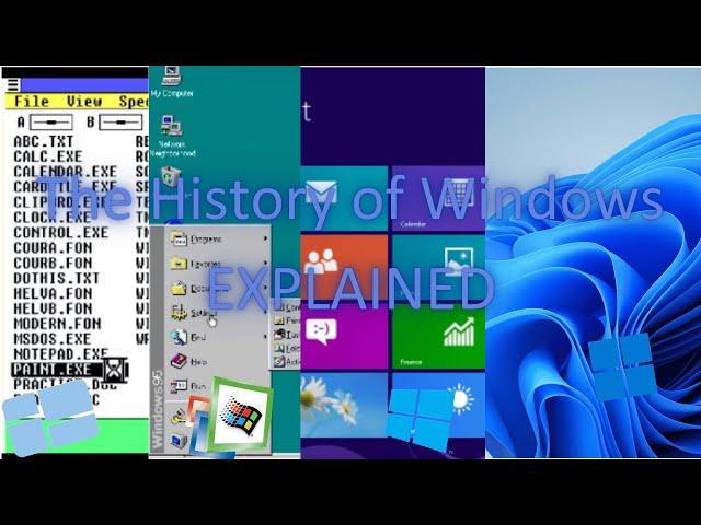 The History of Windows Explained in 369 Seconds