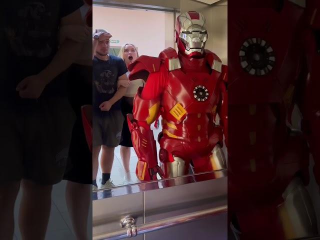 Iron man Elevator Prank