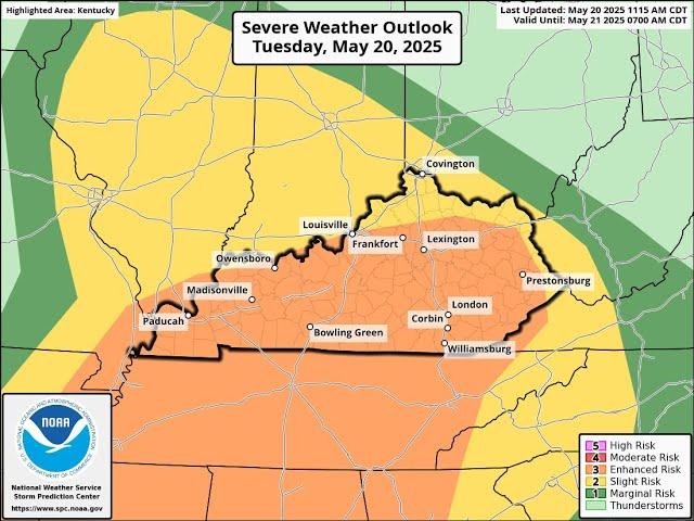 Kentucky: Damaging Storm Coverage