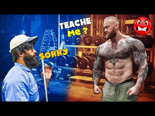 BODYBUILDER VS CLEANER  | Anatoly GYM PRANK #9