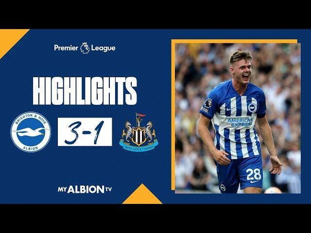 PL Highlights: Brighton 3 Newcastle 1