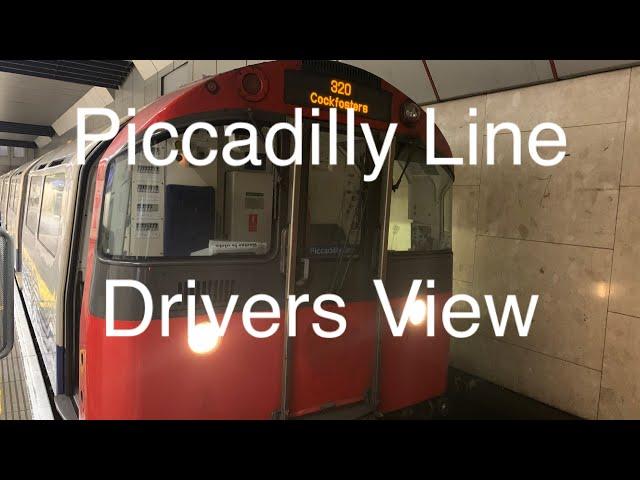 London Underground.Piccadilly Line. Drivers View and Commentary.Cockfosters-Northfields