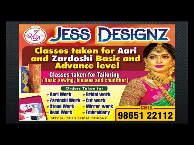 Aari Work Madurai annanagar Embroidery work Madurai Tailoring class madurai