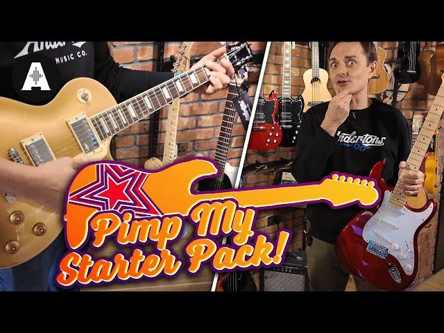 How To Upgrade Your Guitar Starter Pack - Pete vs Lee Challenge!!