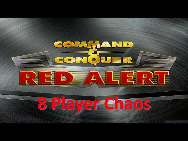 Command and Conquer Red Alert Remastered FFA (8 Player Chaos)