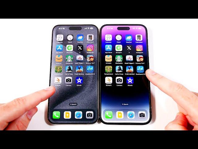 iPhone 15 Pro Max vs iPhone 14 Pro Max Speed Test