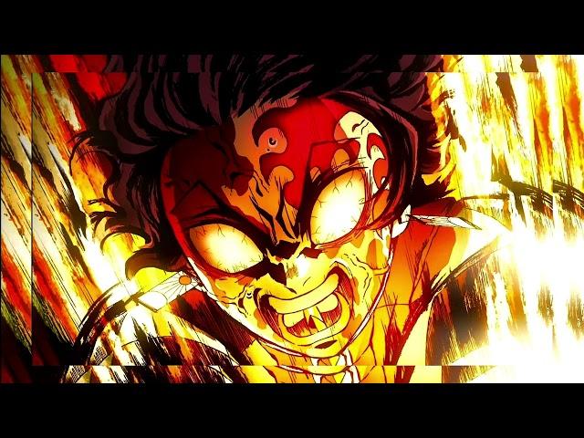 Set Fire to the Rain x Tanjiro rage scream (hardstyle version)