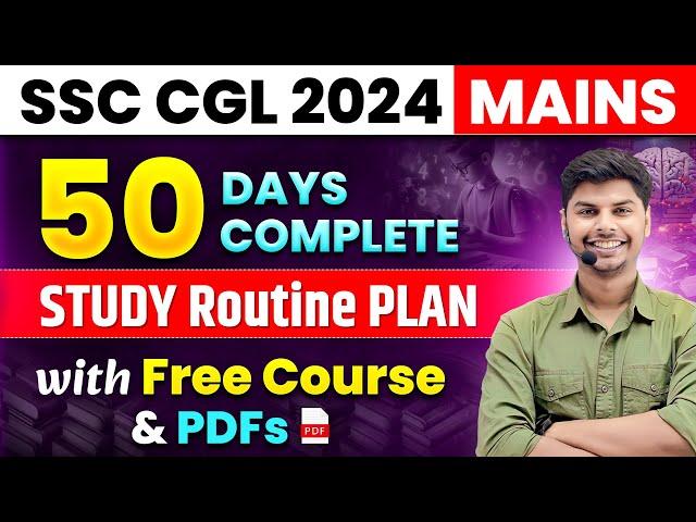 How to prepare for SSC CGL 2024 Mains (50+30) | Complete Detailed Strategy | KanpurWala Vikrant