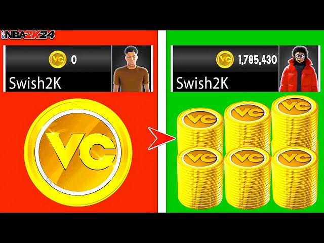 NBA 2K24 EASIEST AND FASTEST WAYS TO GET VC IN SEASON 9! (60-99 OVERALL FAST!)