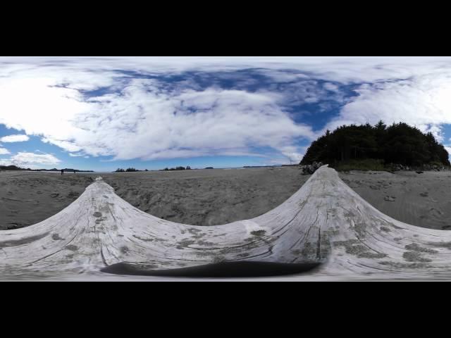 This is me at Chesterman beach Tofino Digiearth 360 video 4k for vr