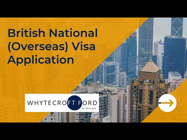 Hong Kong BNO Visa – Apply to Live in the UK #WhytecroftFord