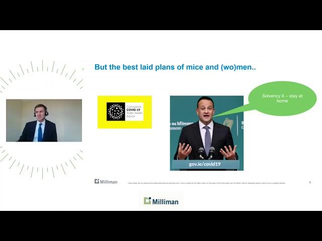 Milliman Webinar: Solvency II, COVID-19 implication for ORSA, and key risk indicators