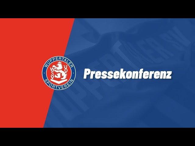 Pressekonferenz vor Wuppertaler SV - KFC Uerdingen | Regionalliga 24/25