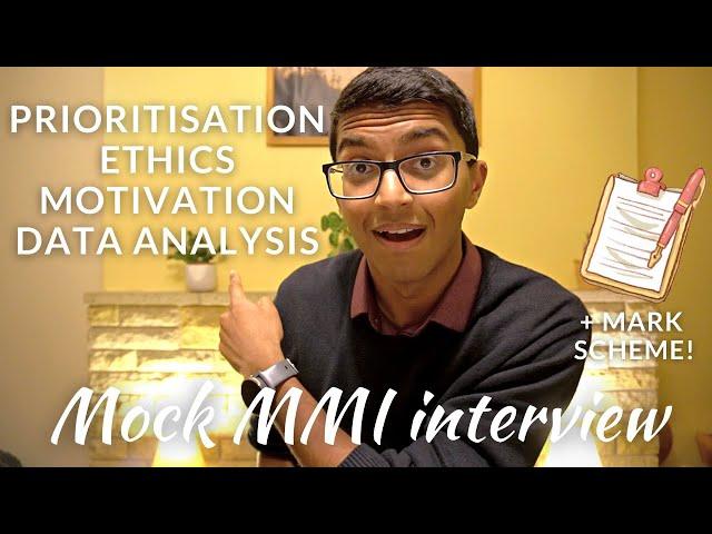 Mock MMI Interview (with mark schemes!)