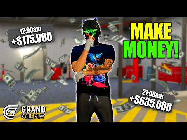 How I Make *MONEY* Everyday In Grand RP! Get Rich Fast In Grand RP | Easy Money Grand RP | GTA 5 RP