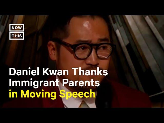 Daniel Kwan Thanks Immigrant Parents in Moving Speech